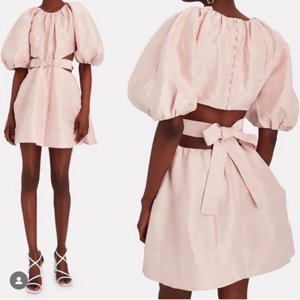 Aje Psychedelia Cut Out Dress